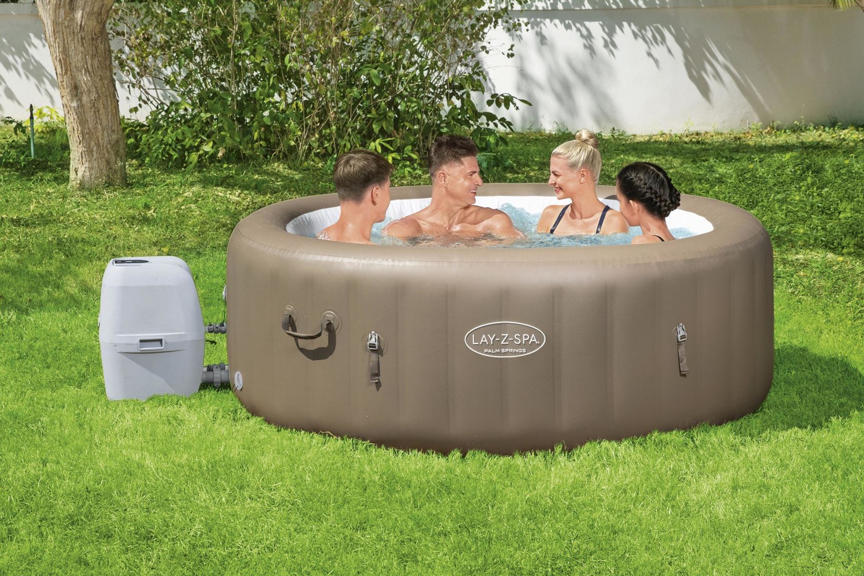 Bestway Lay-Z-Spa Palm Springs Airjet inflatable spa - 4-6 people