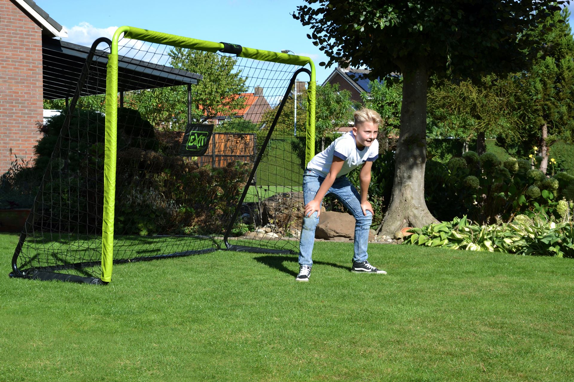 EXIT-Tempo-stalen-voetbaldoel-300x200cm-groen-zwart