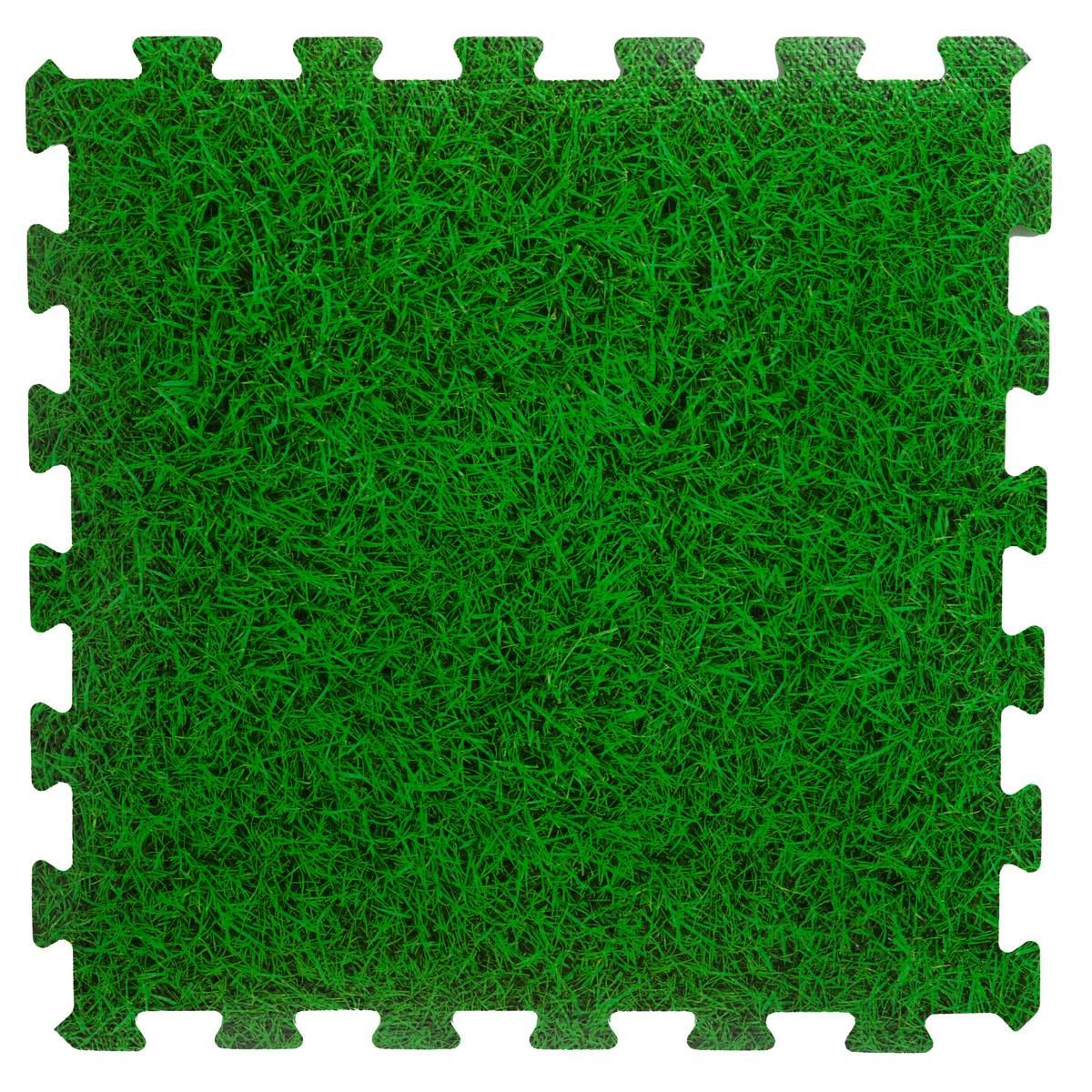 Puzzelmat-foam-8stuks-gras