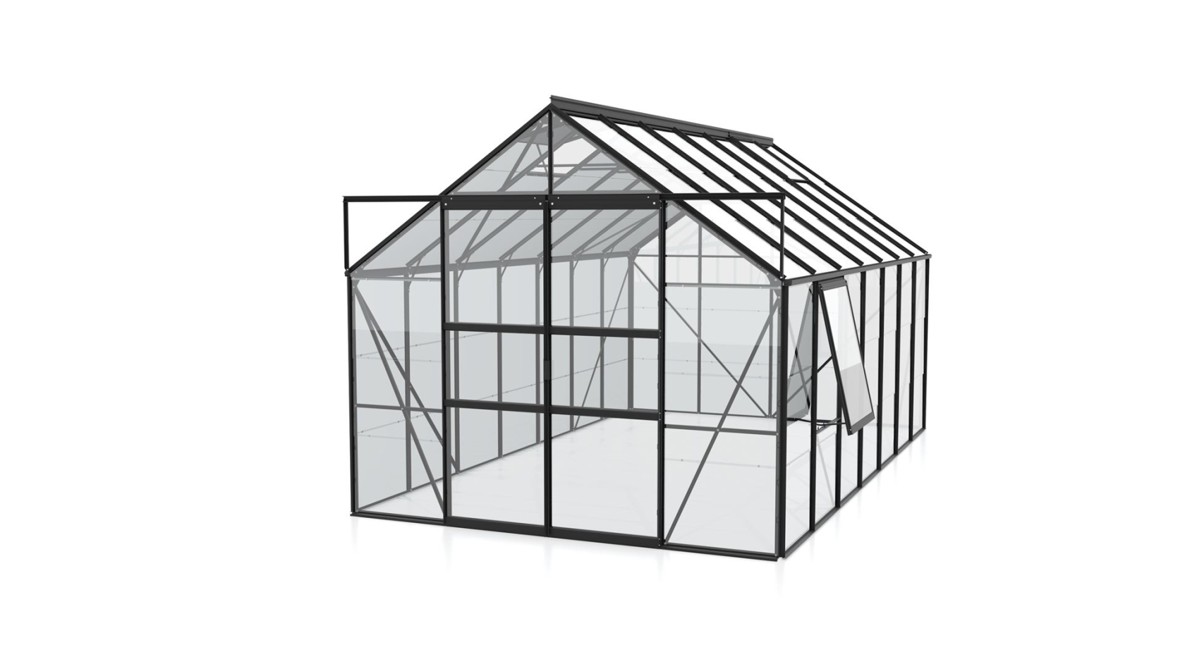 Vitavia Meridian 2 serre - 11,5m² - Zwart