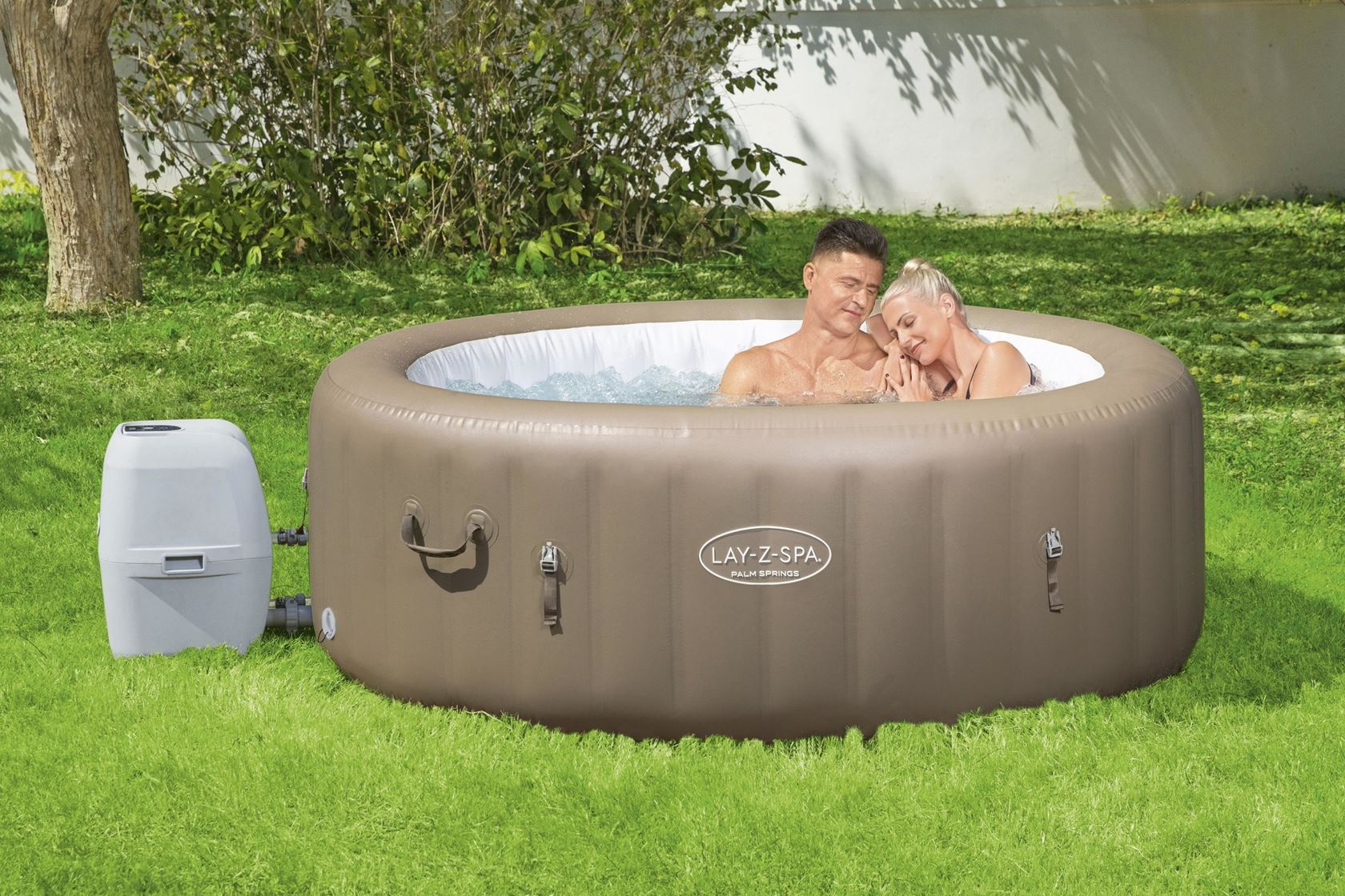 Bestway Lay-Z-Spa Palm Springs Airjet inflatable spa - 4-6 people