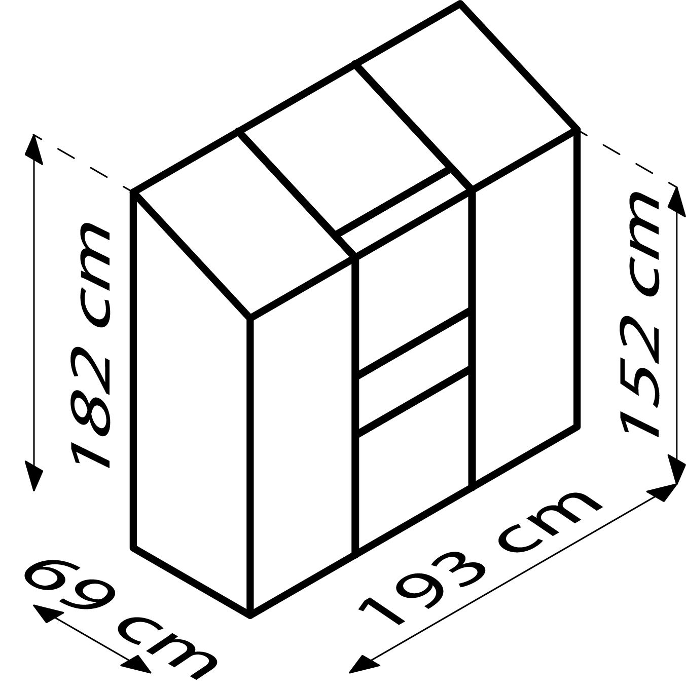 Ida-1300-ESG3mm-donkergroen-Glazen-serre-veiligheidsglas-Muurserre-B192-2-x-L65-3-x-H182-3-cm