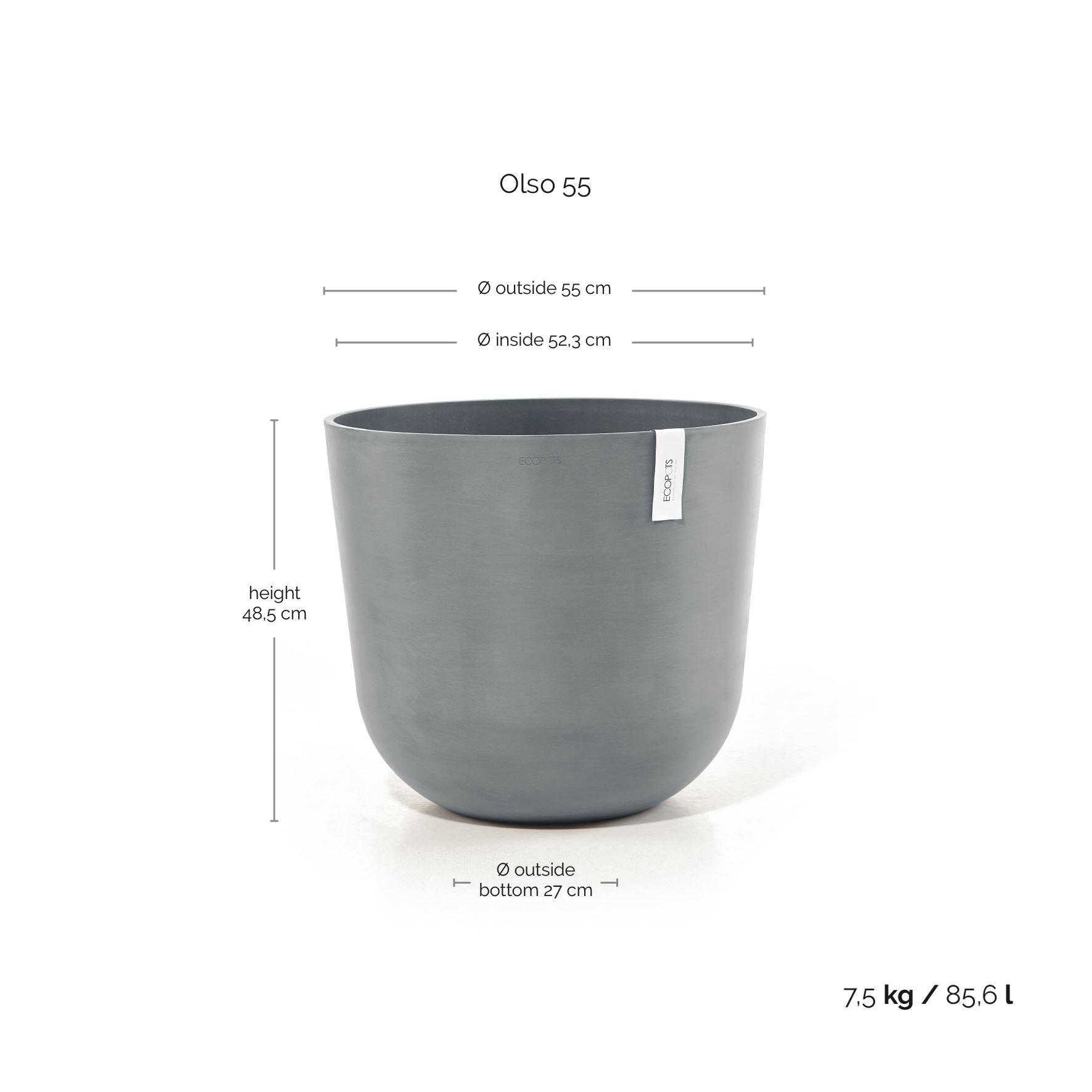 Ecopots-oslo-blue-grey-55-cm-H47-9-cm