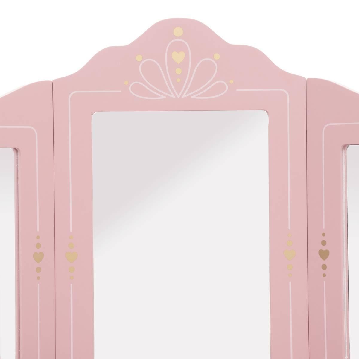 Kinderkaptafel-met-krukje-Sissi-60x29x99cm-roze