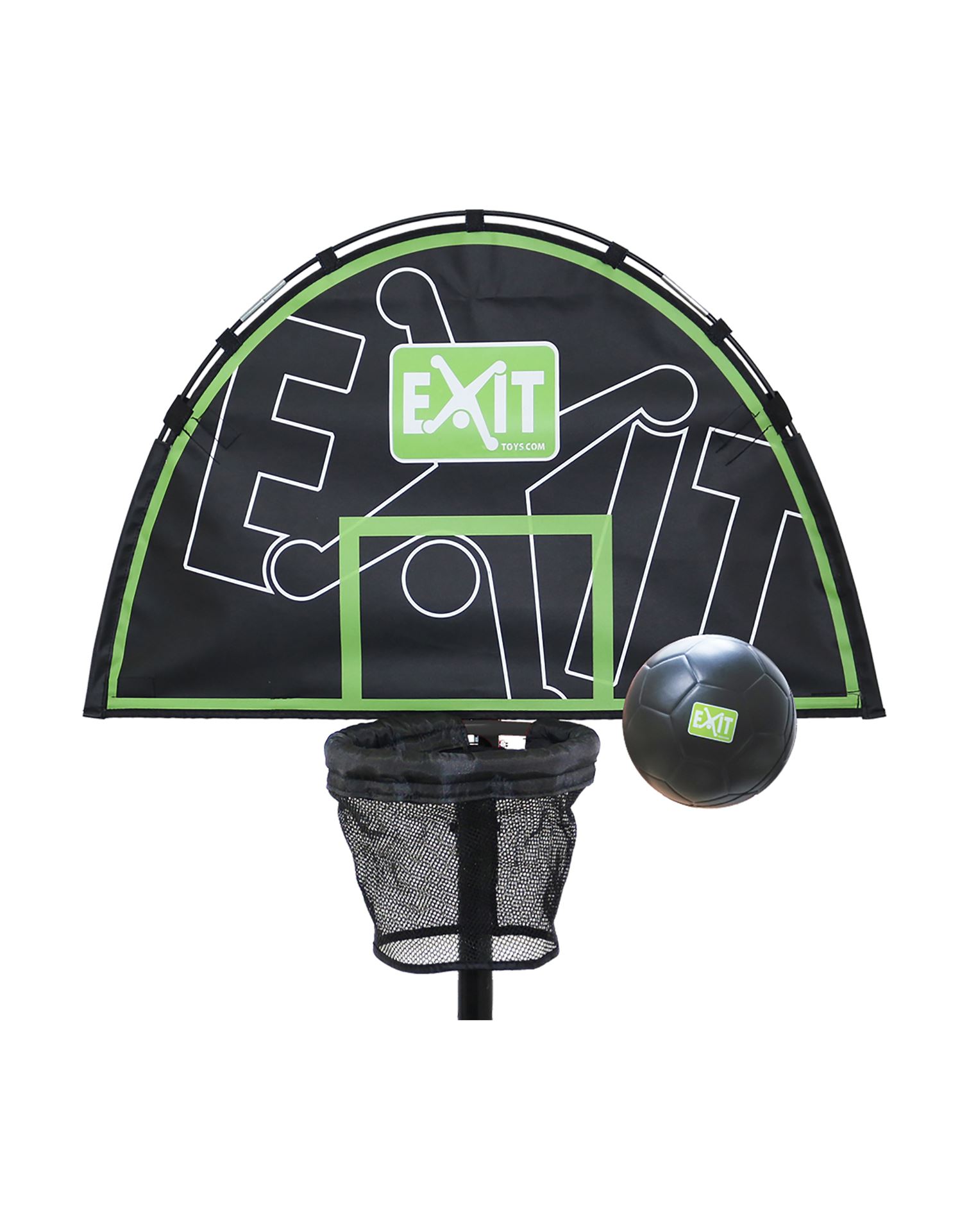 EXIT-trampoline-basket-25-38mm-groen-zwart