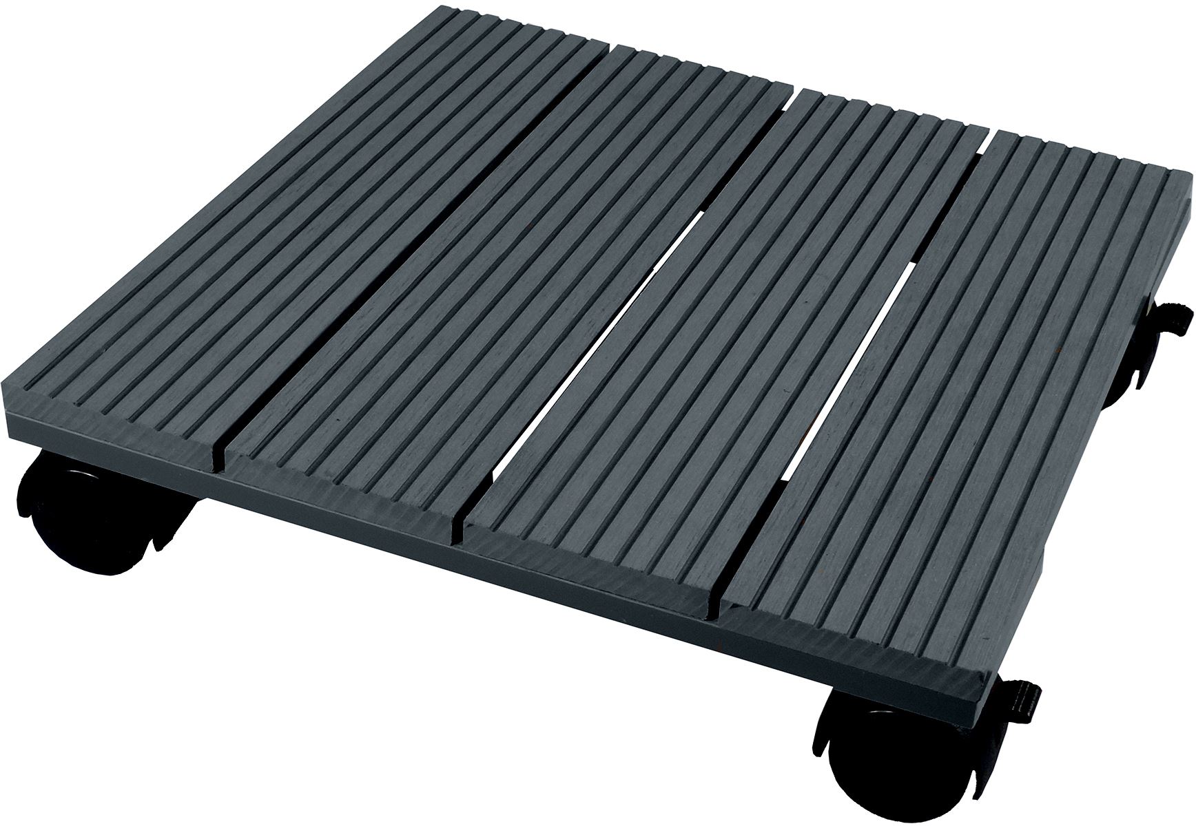 Planttrolley-WPC-antraciet-draaggewicht-50-kg-4-PP-40-mm-wielen-2-met-remmen-H7-x-30-x-30-cm