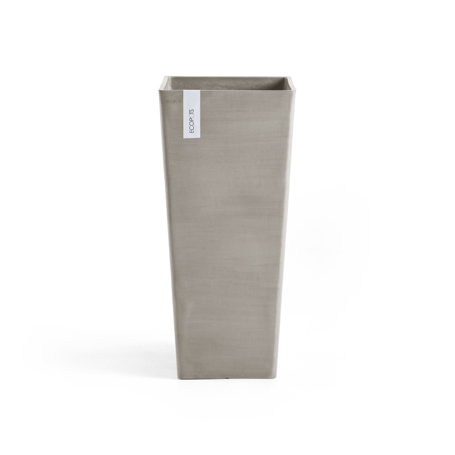 Ecopots-rotterdam-high-taupe-LBH-32x32x70-cm