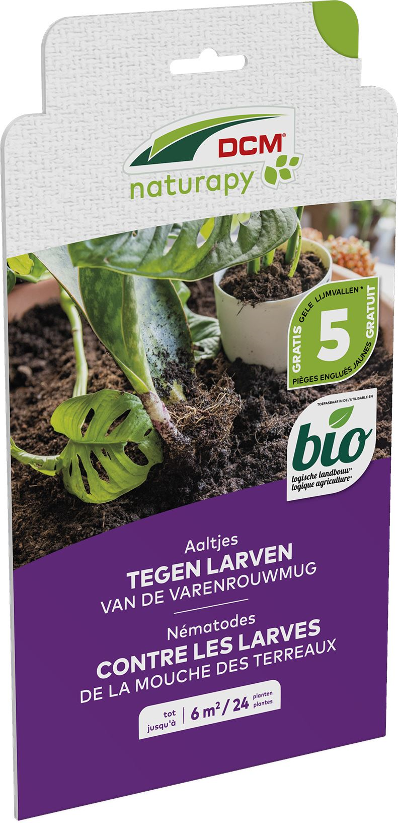 Nématodes : 2x3 millions de nématodes contre les larves de mouches sciarides