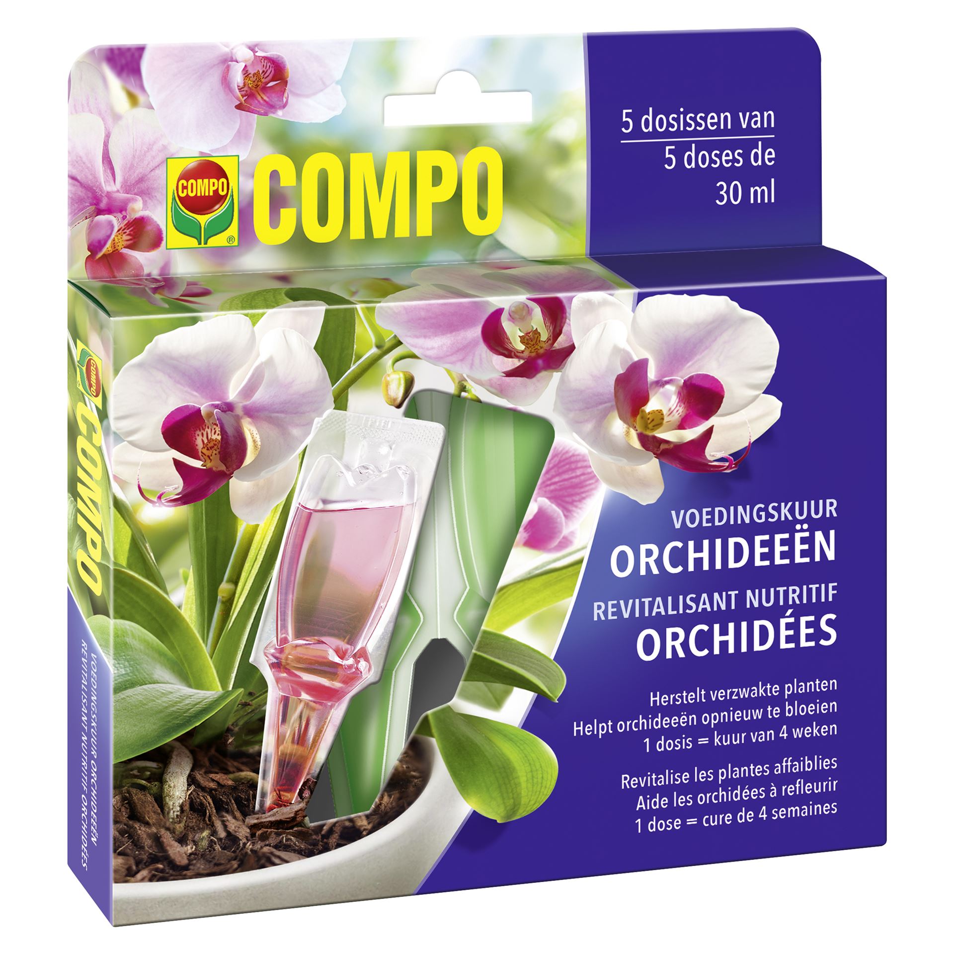 Compo-herstelkuur-orchideeen-150ml-5x30ml-