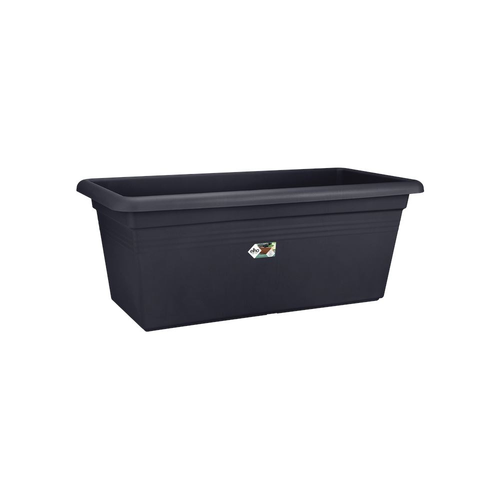 elho Green Basics Garden Xxl 100 - Living black (Black) - L 96 x W 45 x H 40 cm - Ideal for outdoor use - 100% recycled