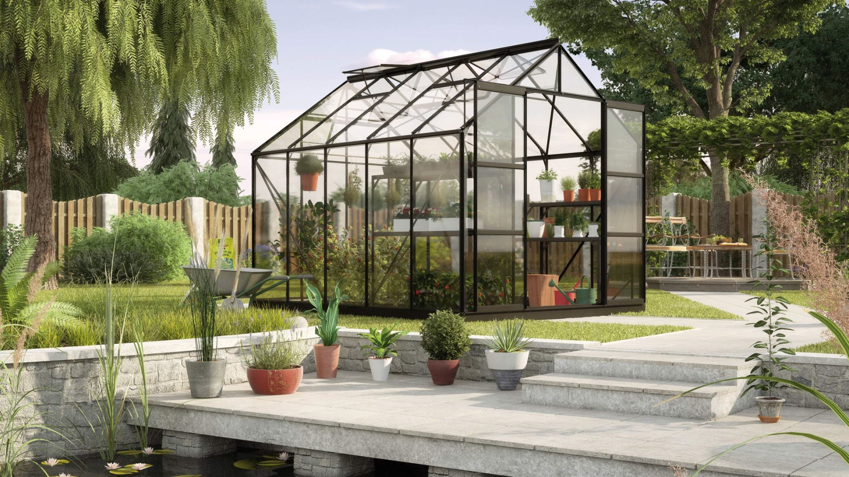 Vitavia Uranus serre - 8,3m² - Zwart