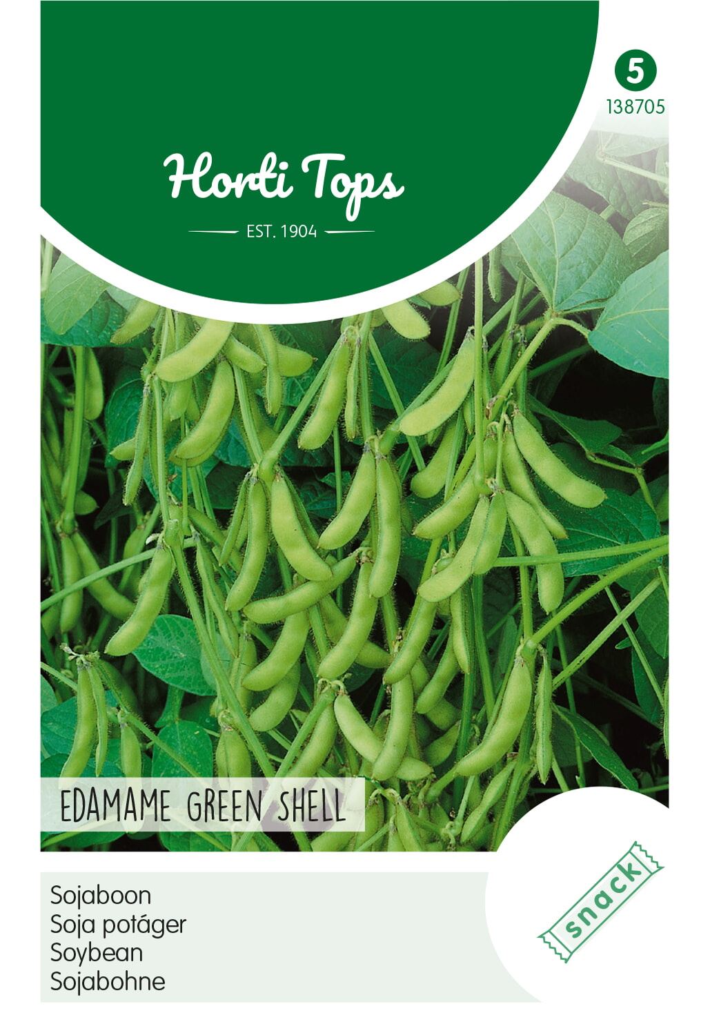 Horti Tops Soybean/Edamame seeds - Green Shell - 10g