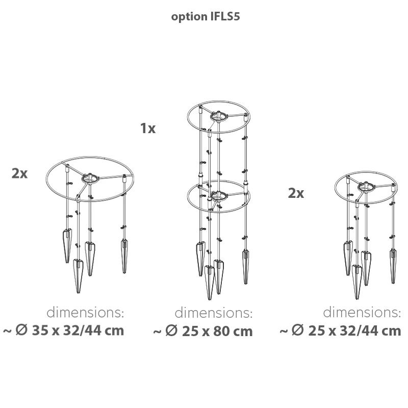 Plant-support-IFLS5-Floo-Supports-forest-green