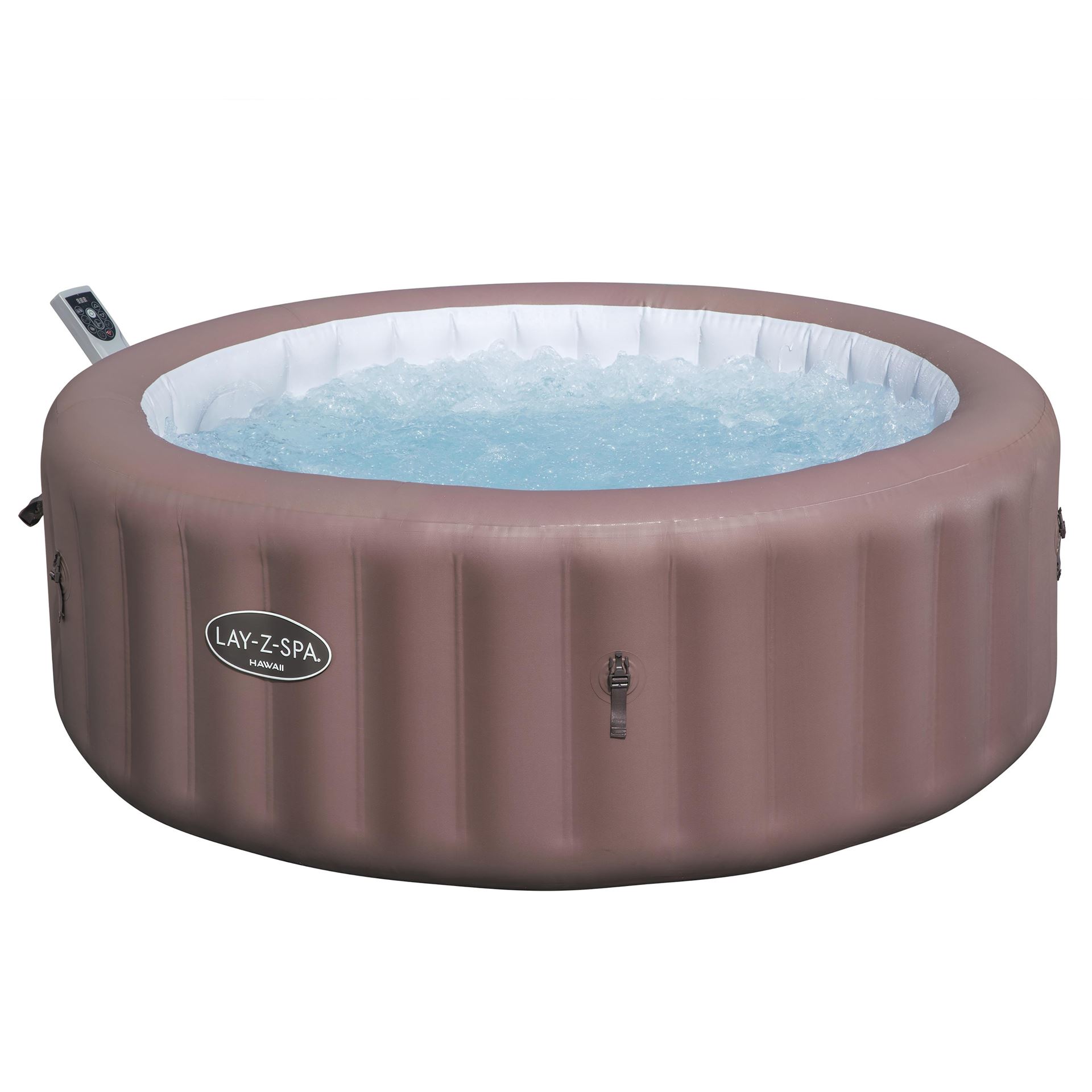 Lay-Z-Spa-1-96m-x-71cm-Hawaii-MaxHold-EnergySense-UltraFit-Smart-AirJet-6-Terracotta-Round