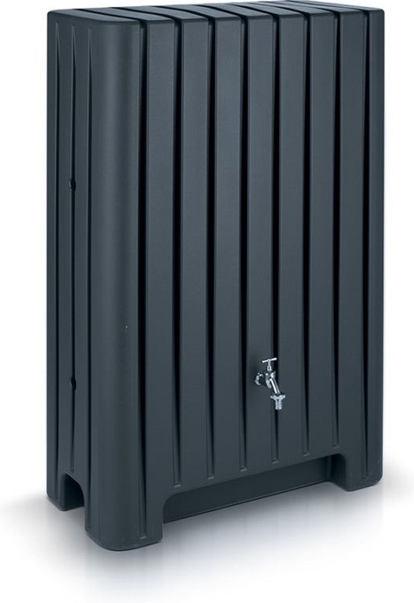 Prosperplast Barletta Rain Barrel - 280 Liter - Anthracite - 80 x 40 x 120 cm