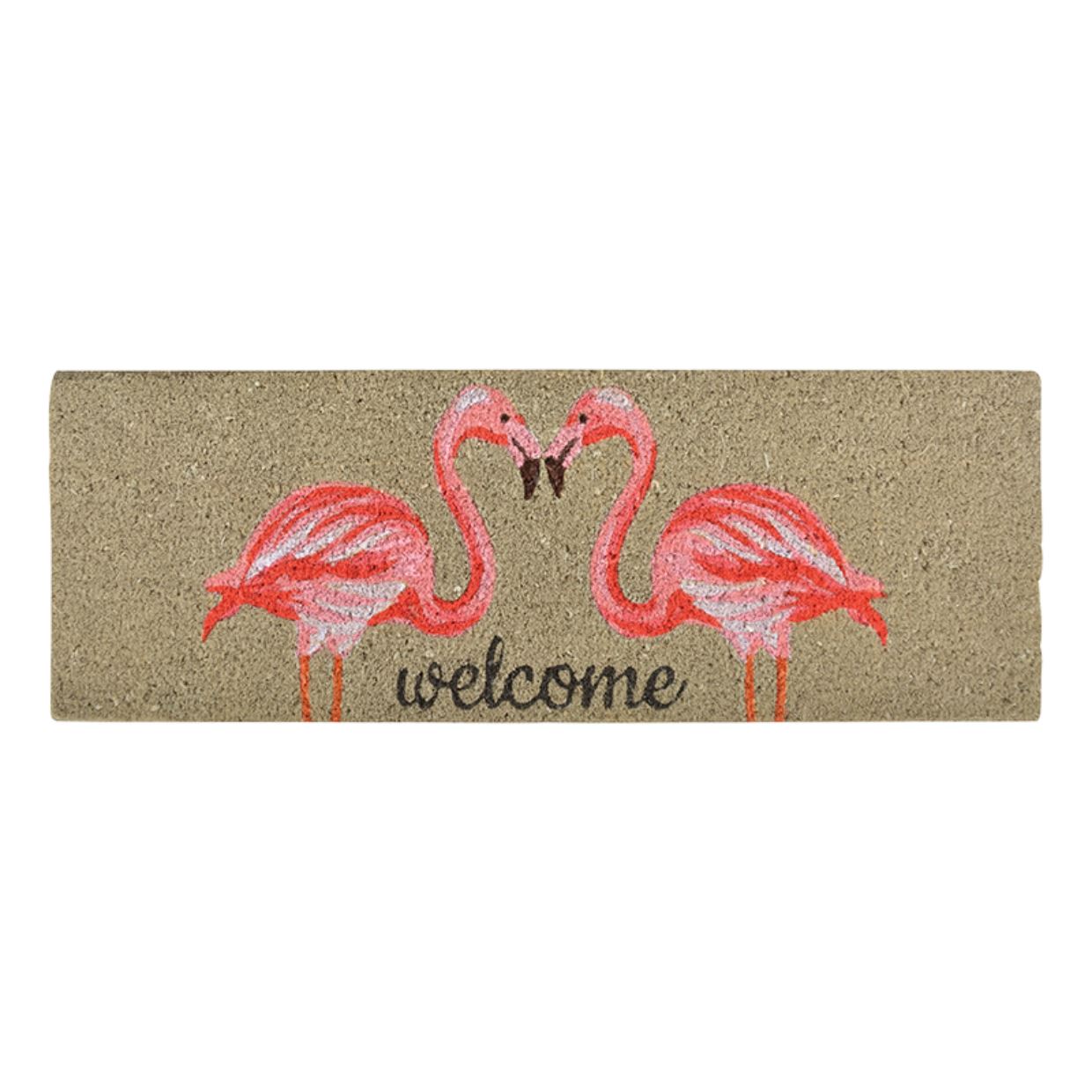 Kokos-deurmat-Flamingo
