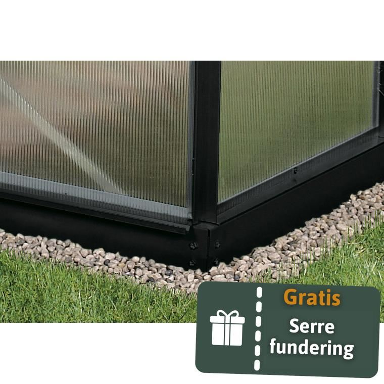 Vitavia Venus serre - 6,2m² - Zwart