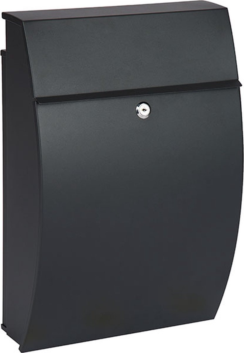 Practo Garden Letterbox Vancouver - matte black - 15x32x48cm - RAL 9005 MAT
