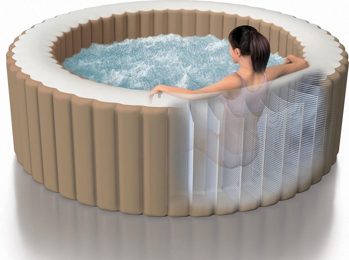 Intex PureSpa Sahara opblaasbare spa - 4 personen - incl. energiebesparende afdekhoes