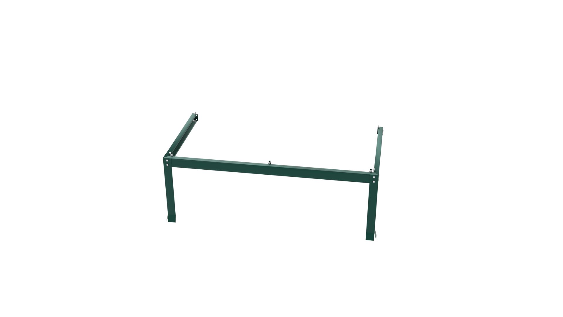 Fundering-900-6cm-donkergroen-Fundering-serre-voor-de-Ida-900-ESG3mm-donkergroen-B65-3-x-L130-cm