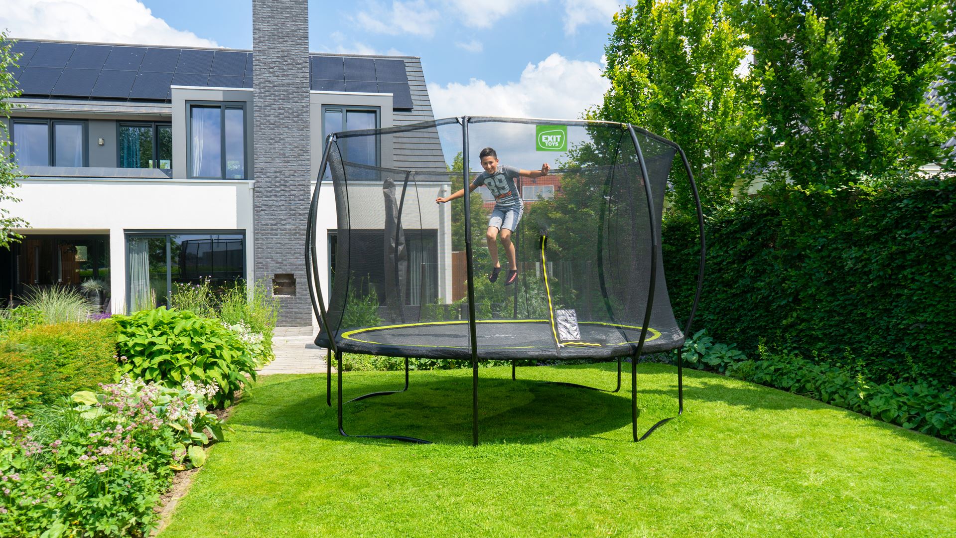 EXIT-Silhouette-trampoline-366cm-zwart