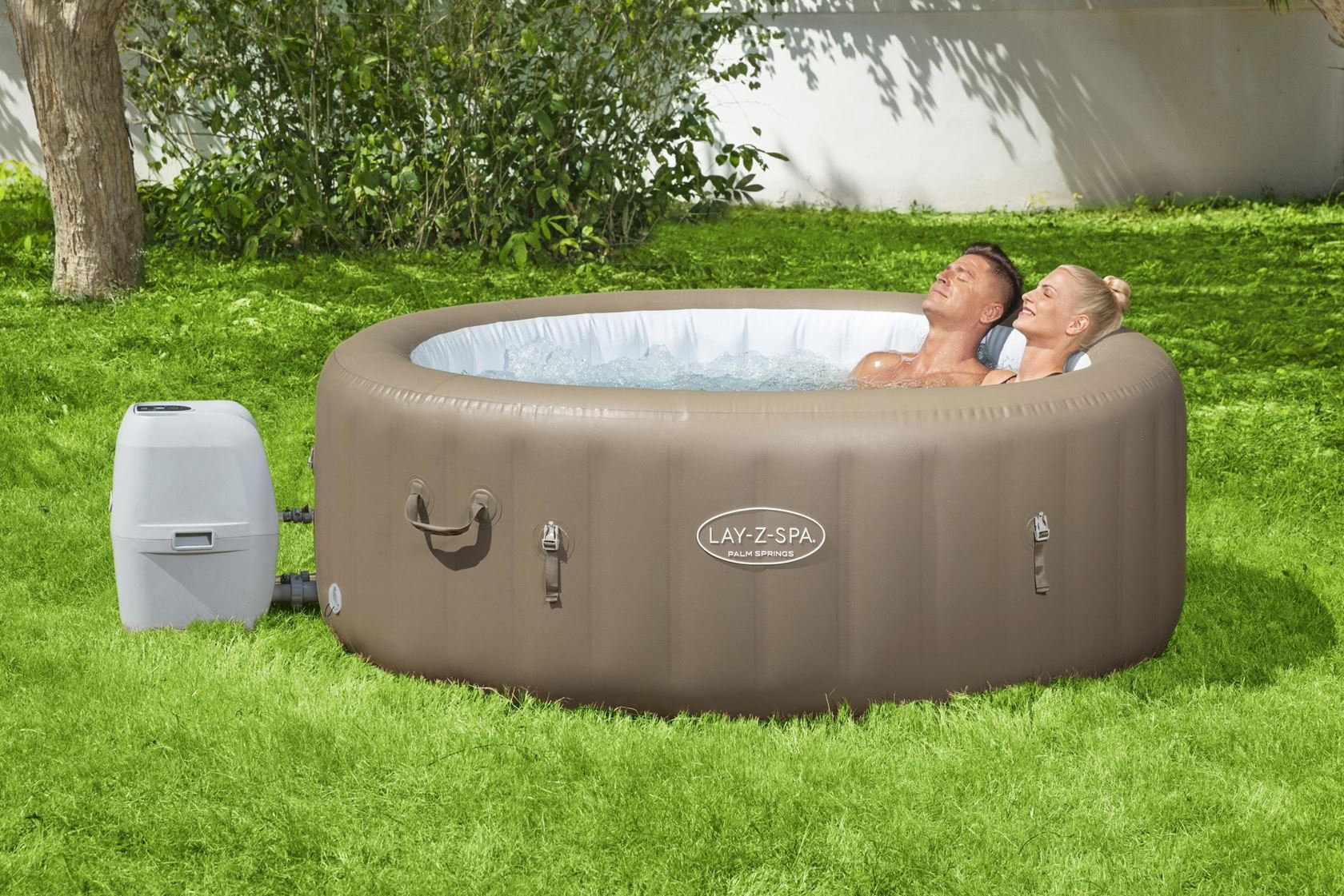 Bestway Lay-Z-Spa Palm Springs Airjet inflatable spa - 4-6 people