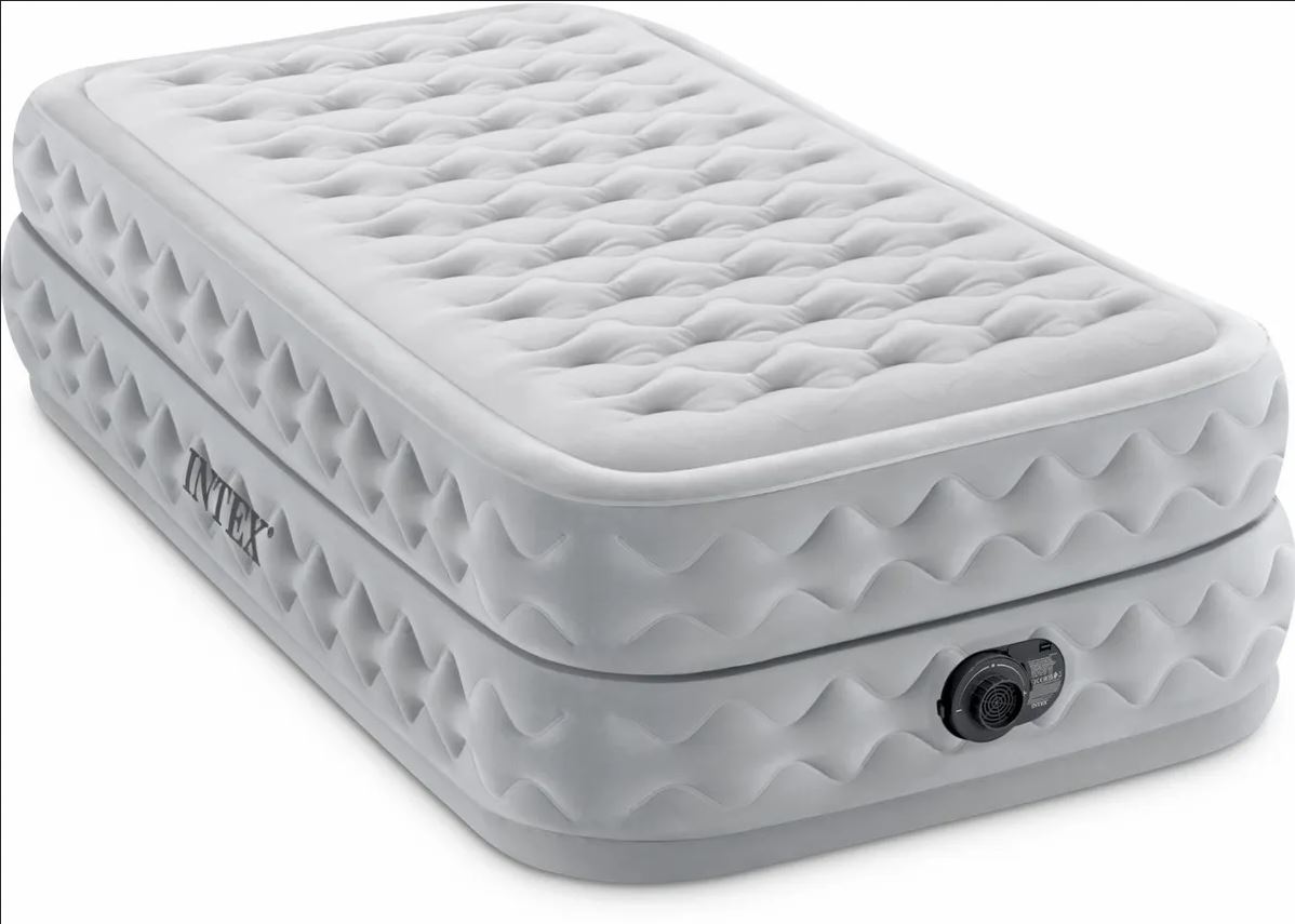Intex Airbed Twin Supreme Air Flow - 191x99x51 cm - With built-in pump and travel bag