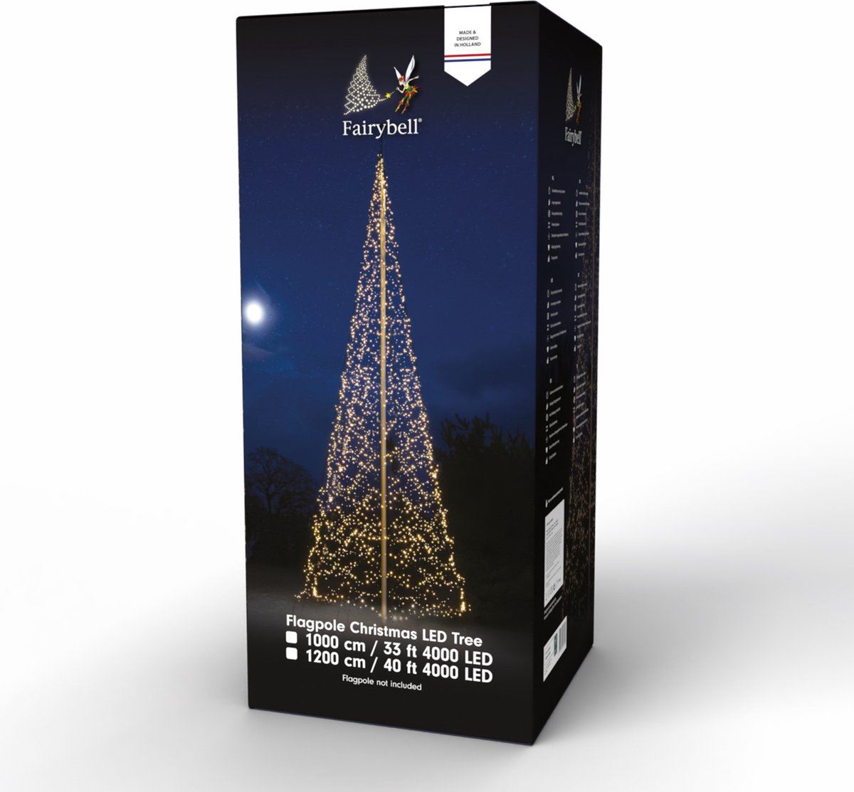 Fairybell-kerstverlichting-kerstboom-10M-hoog-4000-LED-lampjes-in-warmwitte-kleur