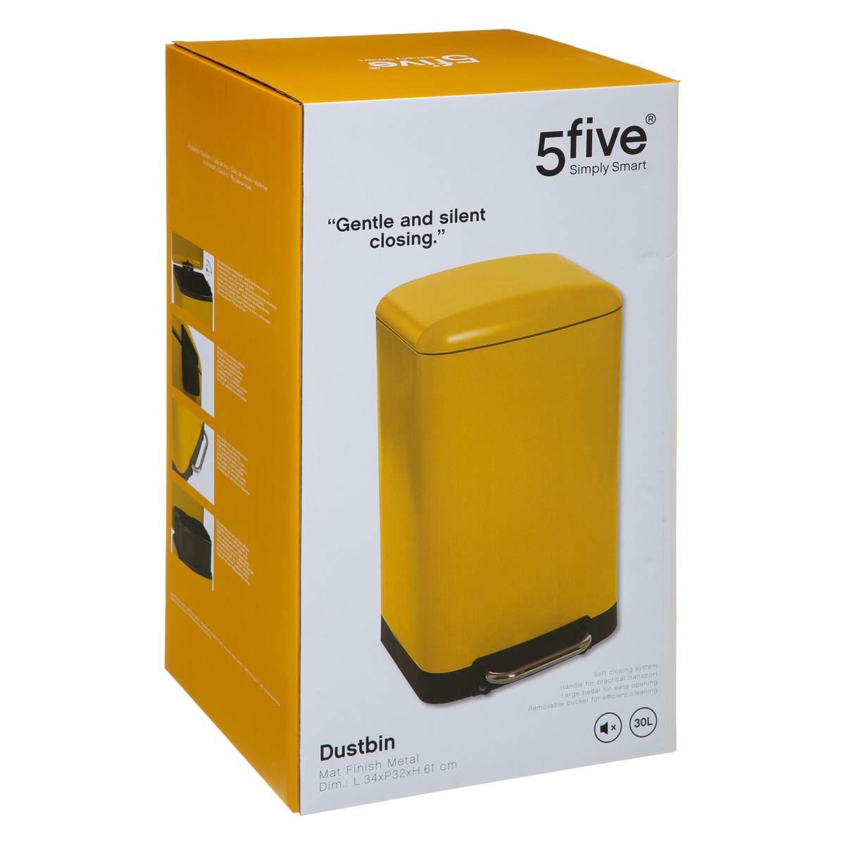 Pedaalemmer-Ariane-30L-metaal-geel