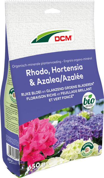 DCM Plantenvoeding Rhodo, Hortensia & Azalea 0,65 KG - Voor het bemesten van alle zuurminnende planten