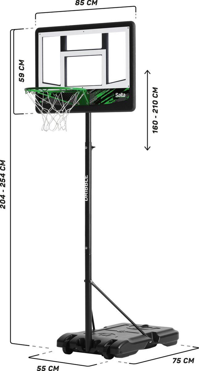 Salta-Dribble-83-x-254-x-130-cm-Transparent-polycarbonate-HDPE-board-frame