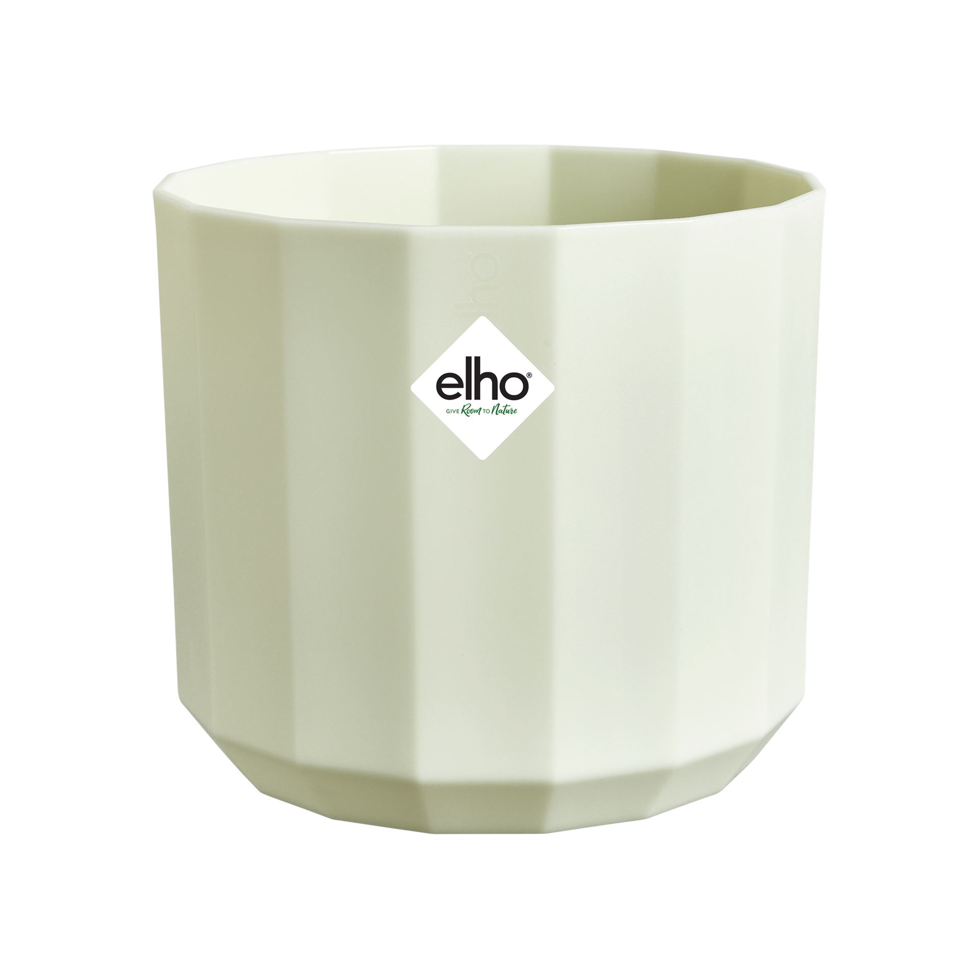 Elho-facet-rond-26cm-thee-groen-Bloempot-voor-Binnen-100-Gerecycled-Plastic-26x-H23cm