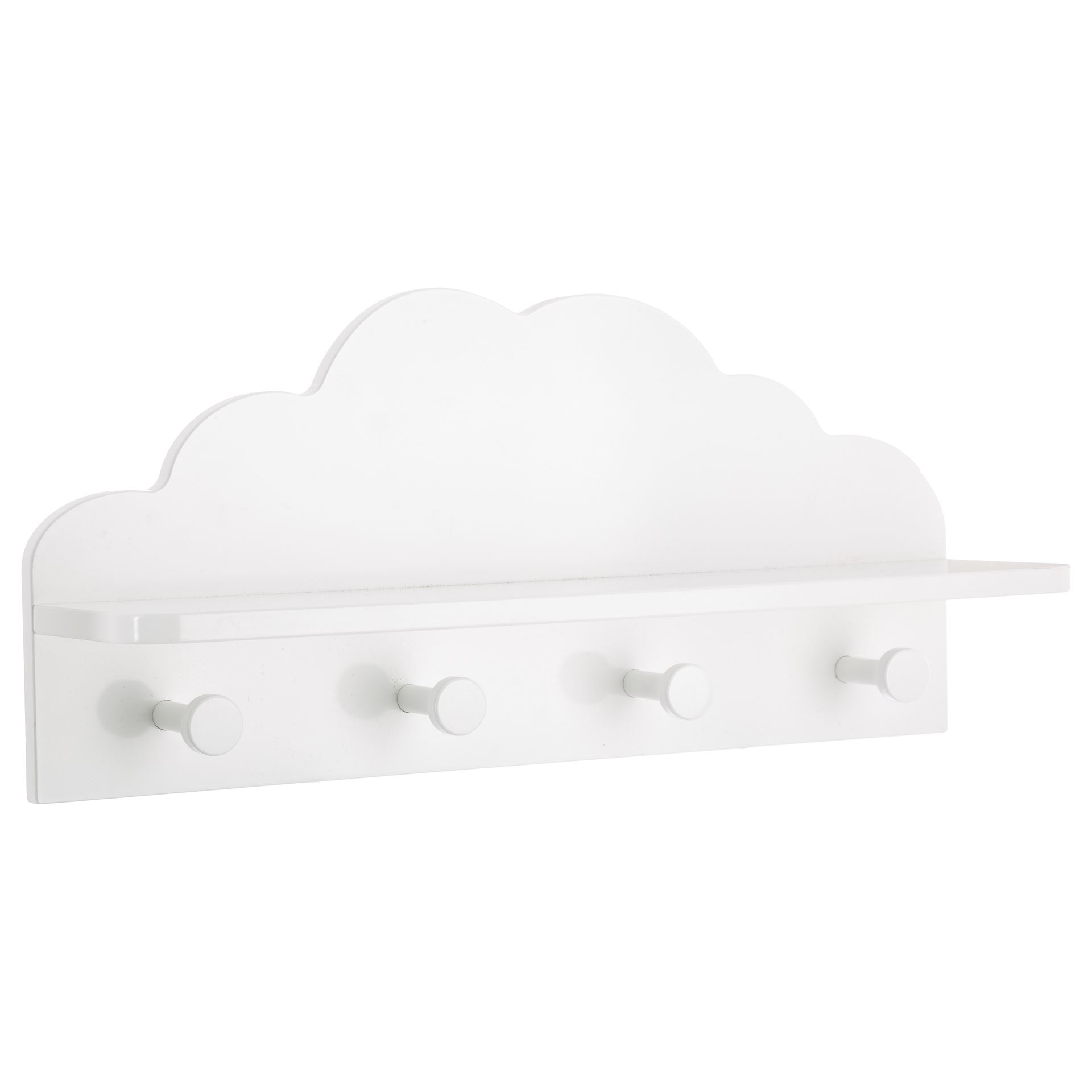 Kinderkapstokhaak-Nuage-48x12x22cm-wit-