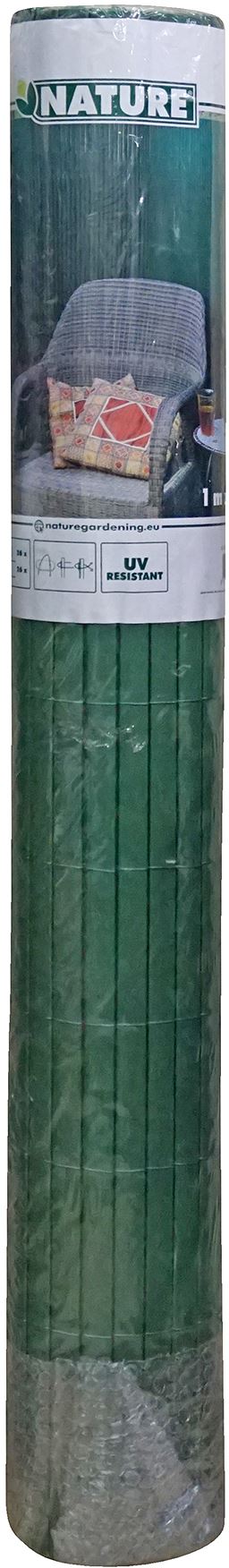 Dubbelwandig-tuinscherm-PVC-1500-g-m-bevestigingsset-groen-1-x-3-m