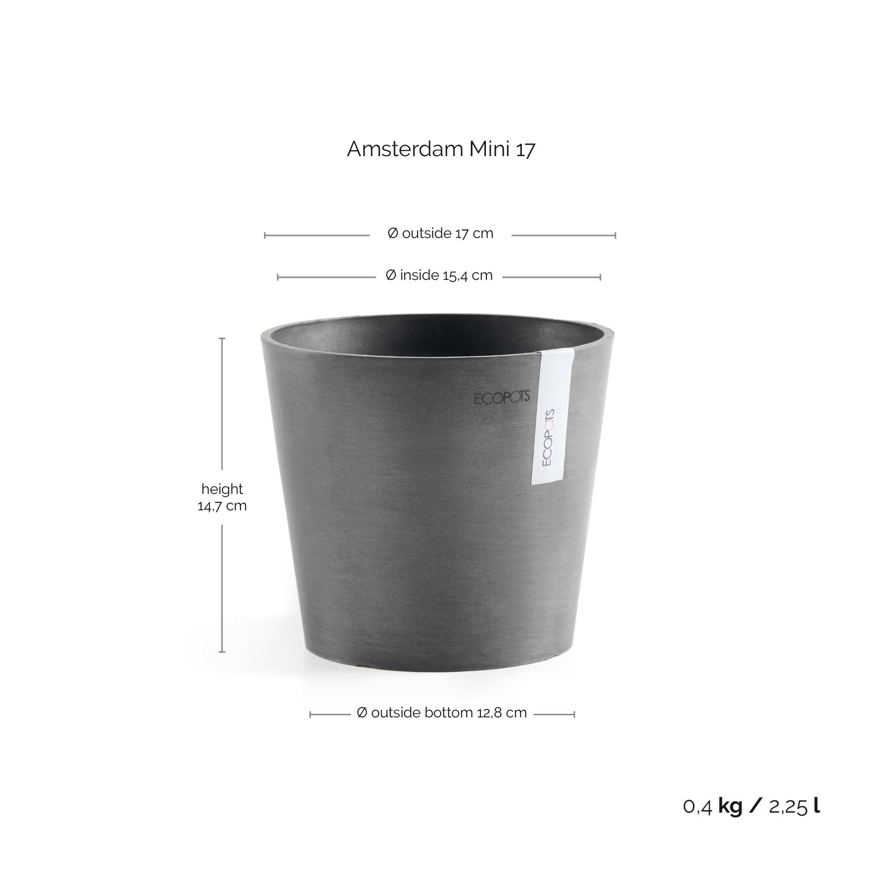 Ecopots-amsterdam-mini-grey-17-cm-H14-9-cm