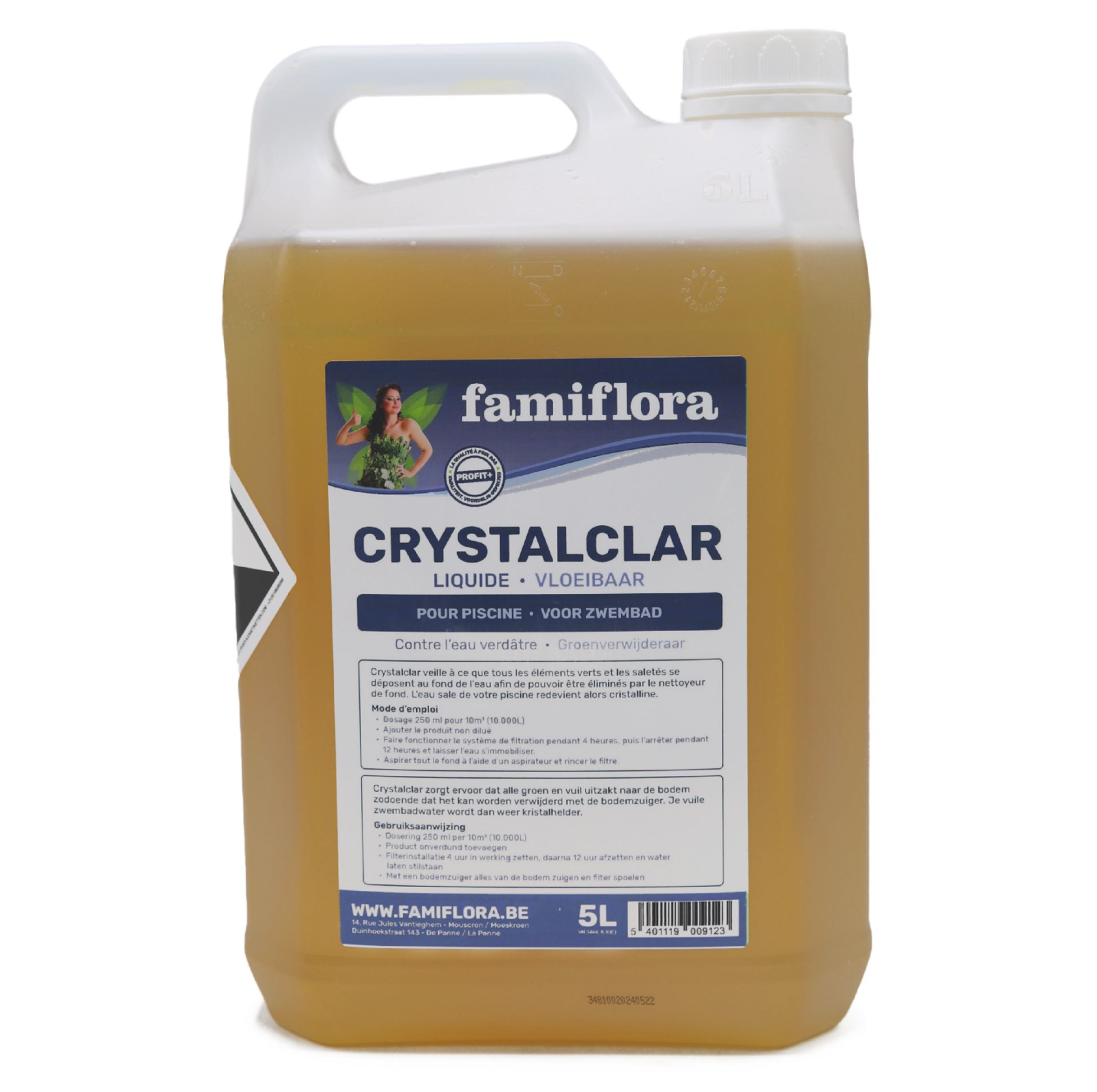 Famiflora Crystalclar liquid 5L - green remover