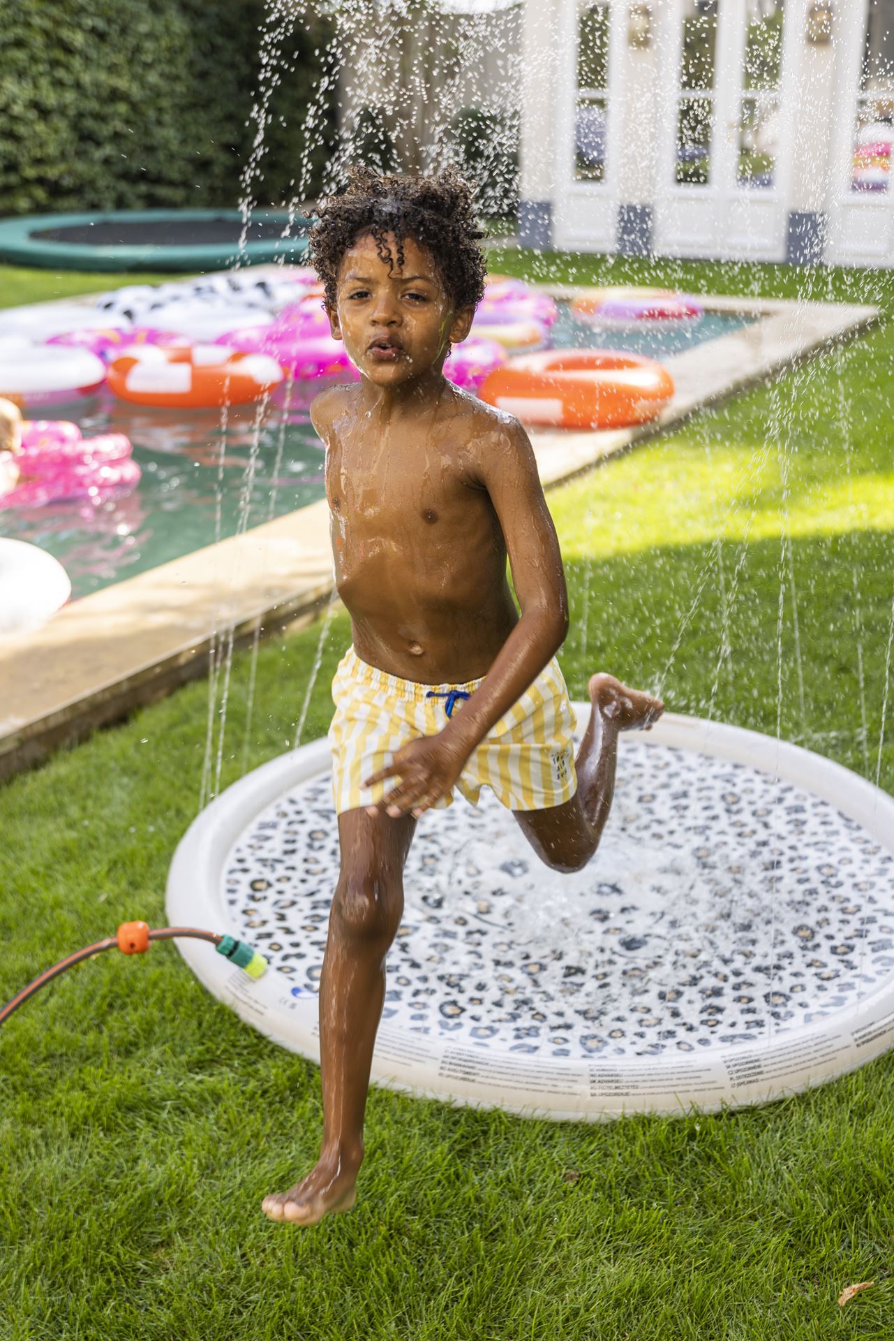 Sprinkler-mat-met-luipaarmotief