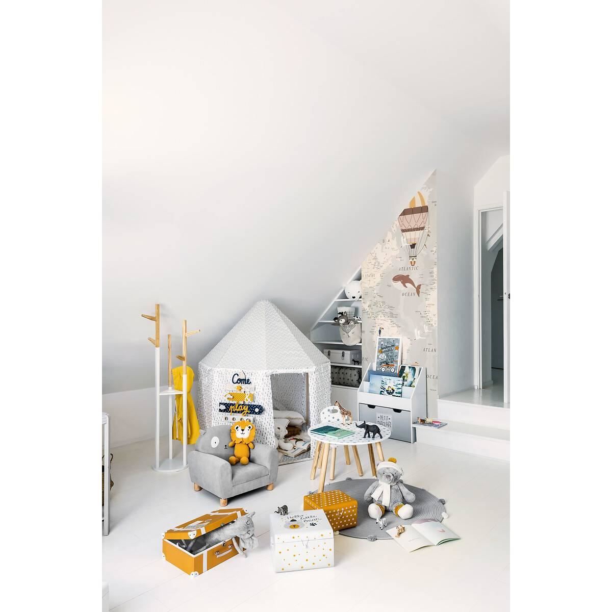 Kindertafel-D60cm-Douceur-wit