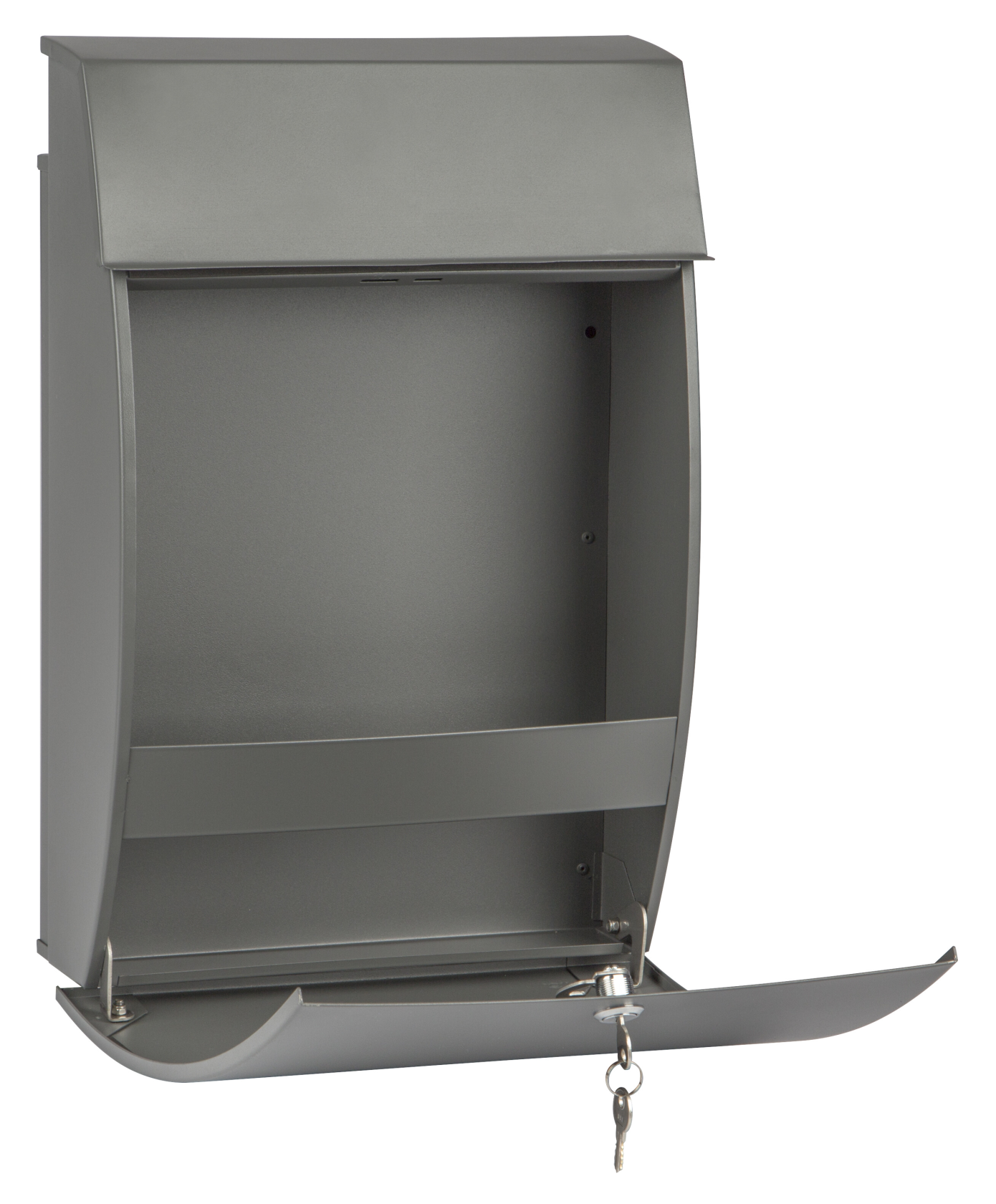 Practo Garden vancouver matte gray - Letterbox in matte gray - 15x32x48cm - Pantone 425C