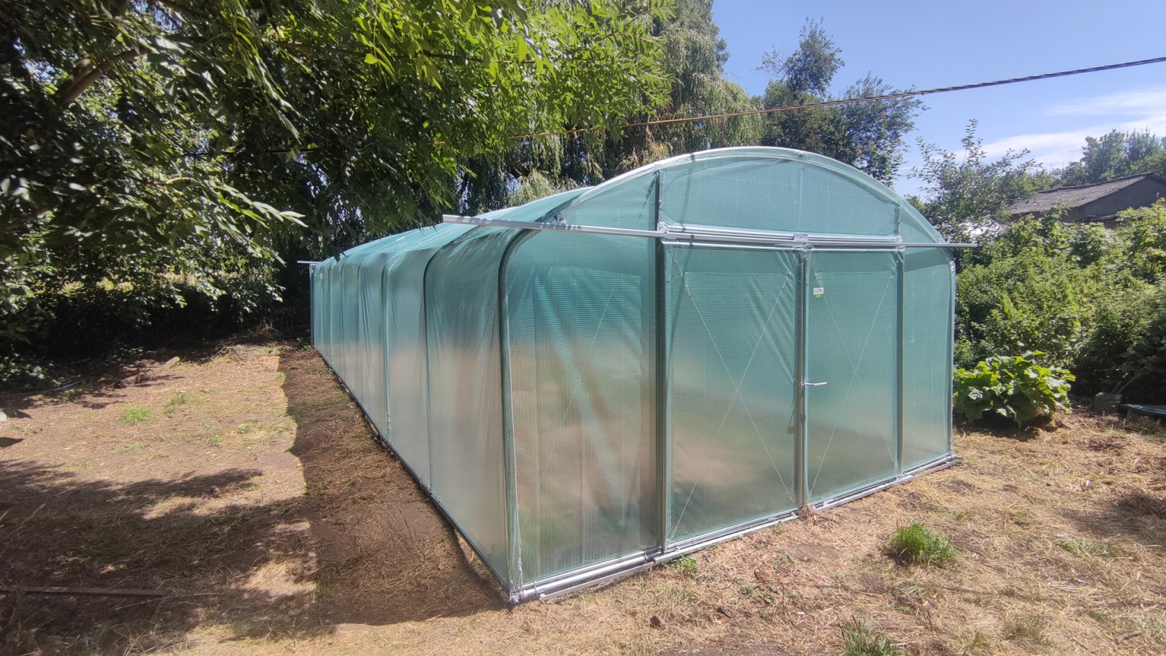 Serre tunnel Filclair Elegant - 4,20 x 10,50 m - 44,1 m²