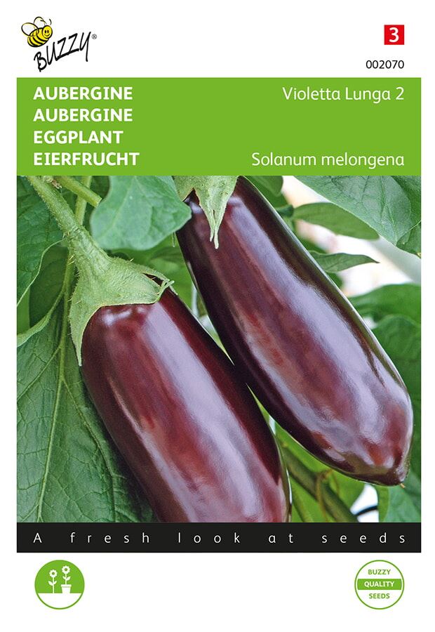 Buzzy® Aubergine zaden - Violetta Lunga