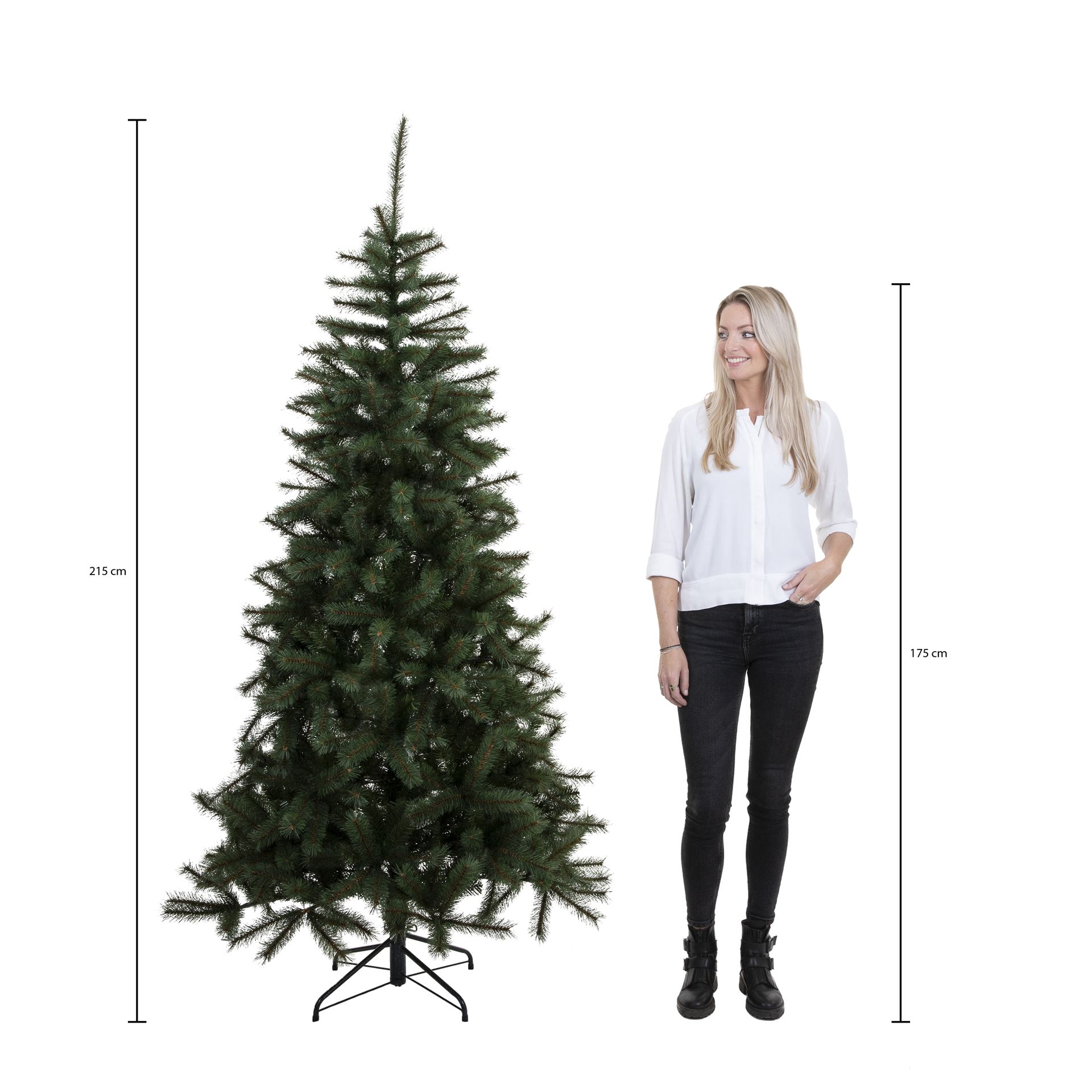 Kerstboom-Charlton-D127xH215cm-groen