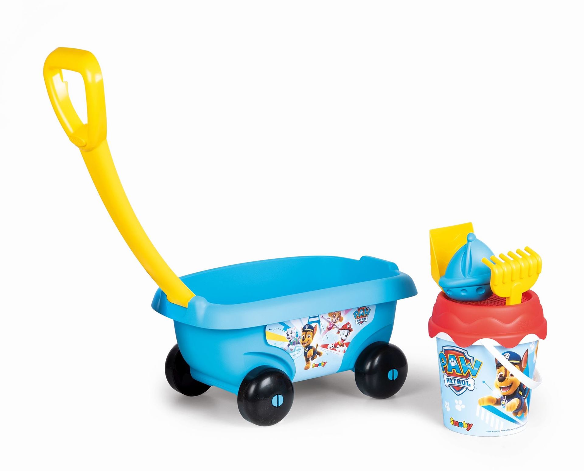 Paw-Patrol-strandwagen-gevuld