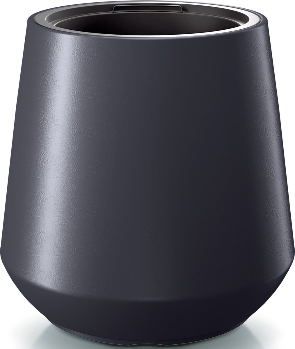 Prosperplast Heos Pot de fleurs - Anthracite - Ø 44 cm - Avec pot intérieur