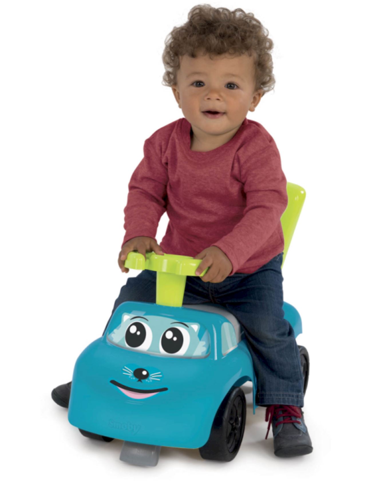 Smoby-Kids-ride-on-loopauto-blauw