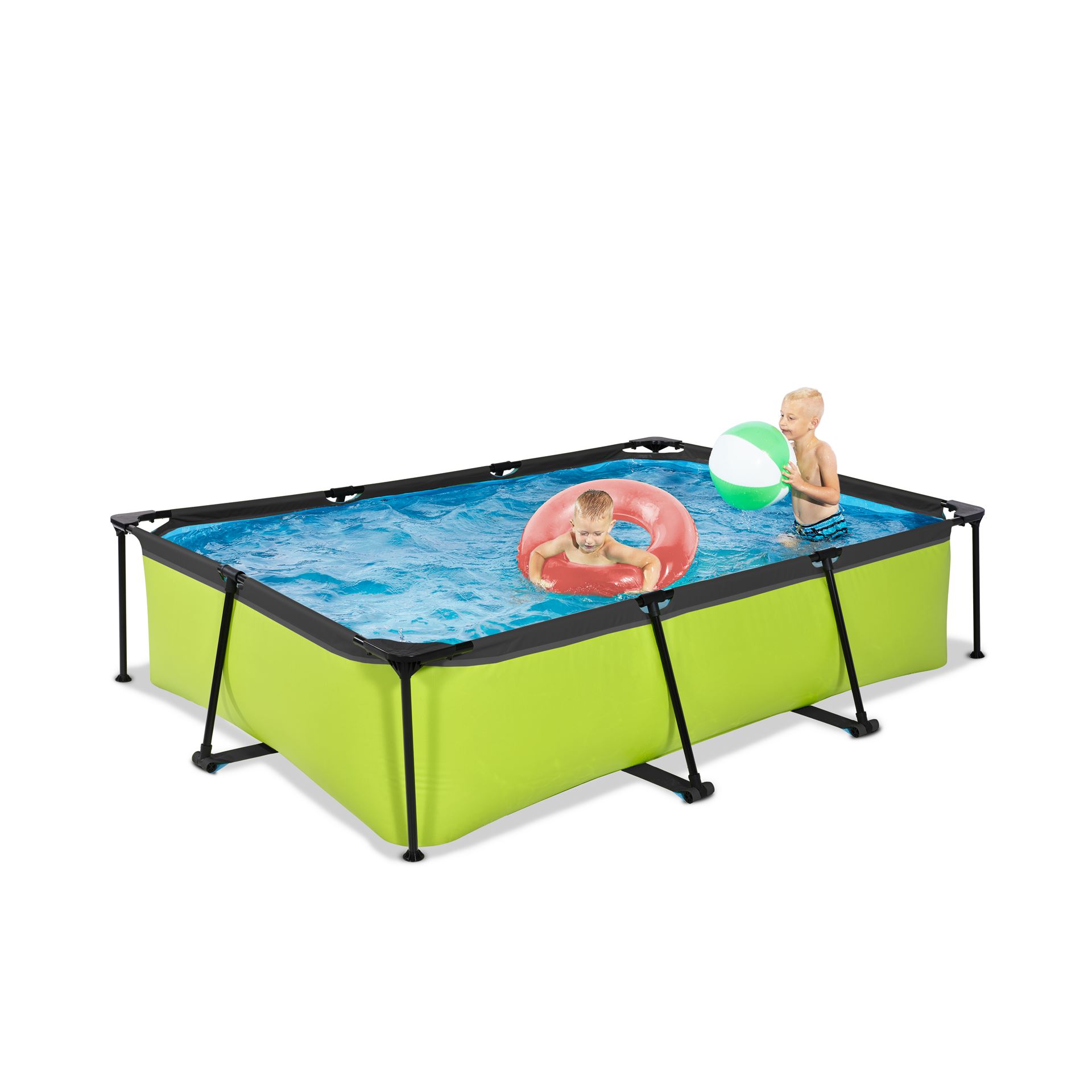 EXIT-Lime-zwembad-300x200x65cm-met-filterpomp-groen