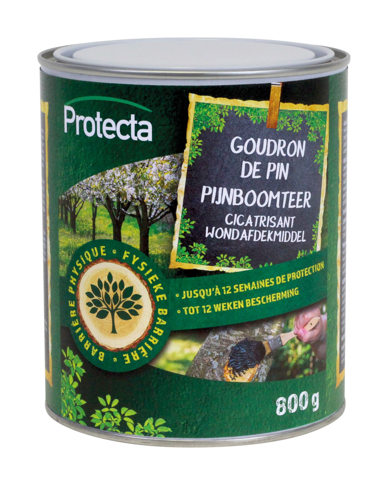 Protecta Pine Tar of the Landes - 800 g - 12 Weeks Protection - Wound & Hoof Care