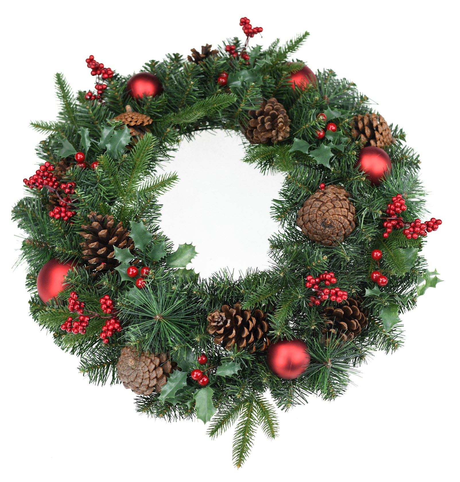 Victoria-Wreath-Cones-Red-Deco-mat-d60cm