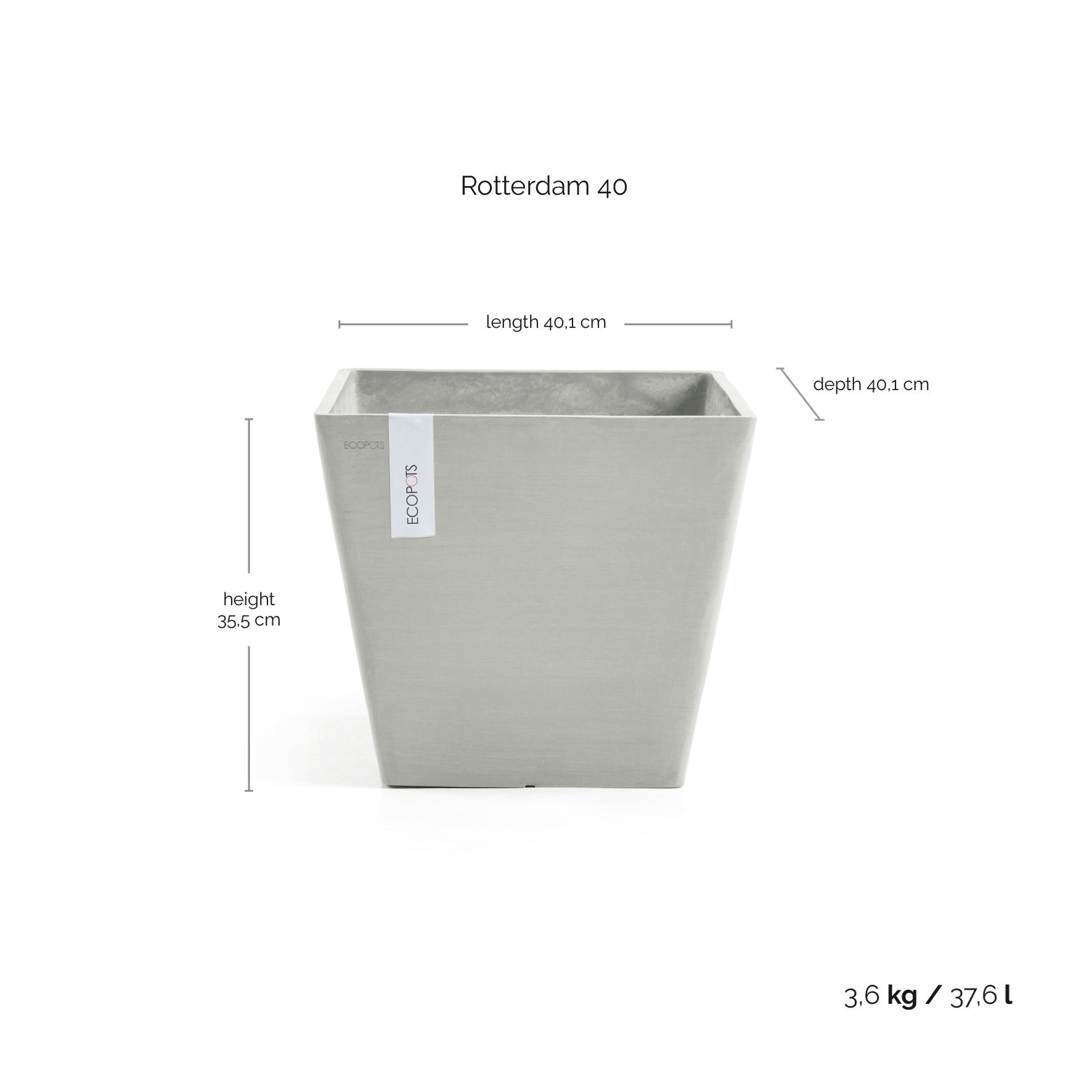 Ecopots-rotterdam-white-grey-LBH-40x40x35-cm