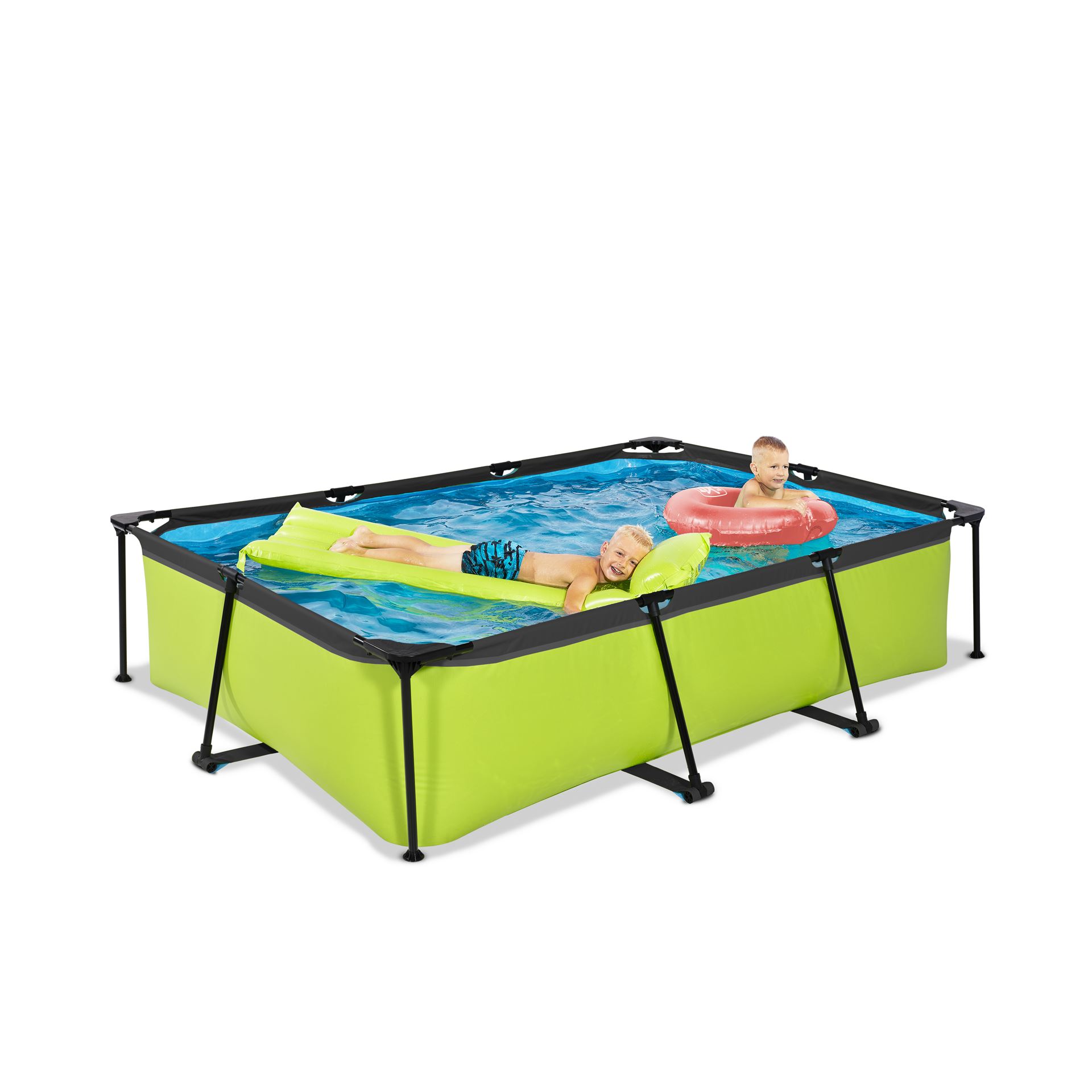 EXIT-Lime-zwembad-300x200x65cm-met-filterpomp-groen